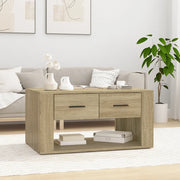 Tavolino da Salotto Rovere Sonoma 80x50x40 cm Legno Multistrato 816531