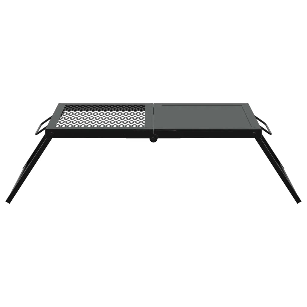Griglia da Campeggio Pieghevole Nero 31,5 x 26,5 x 4 cm 42030067
