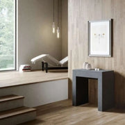Consolle allungabile 78x47/299 cm Allin noce allunghe interne