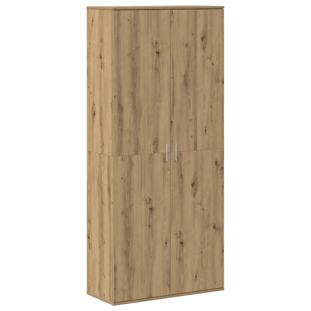Credenza | Highboard rovere artigianale 80 x 35 x 180 cm Legno multistrato