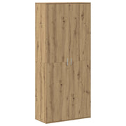 Credenza | Highboard rovere artigianale 80 x 35 x 180 cm Legno multistrato