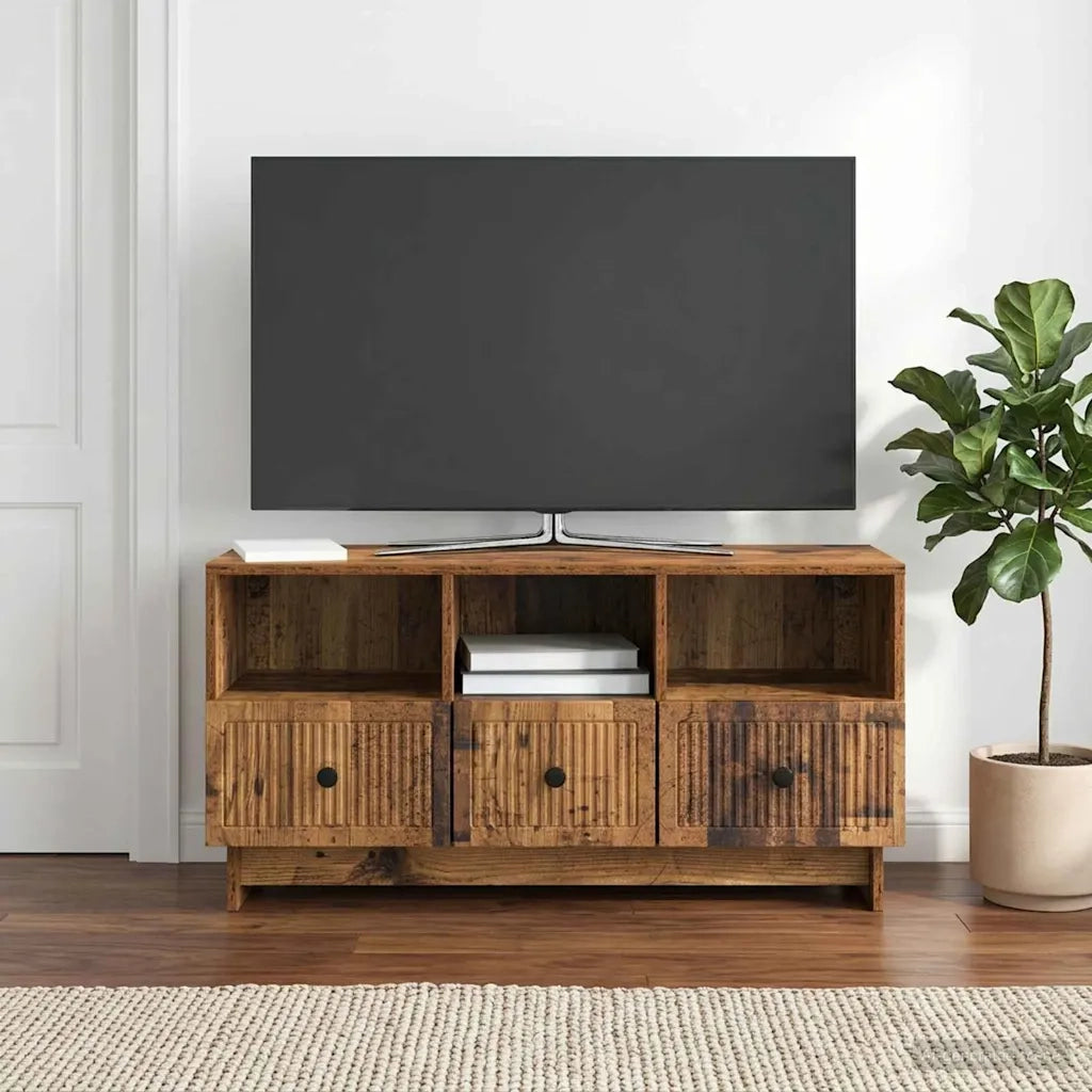 Mobile TV Legno antico 102 x 34,5 x 50 cm Legno ingegnerizzato 893993