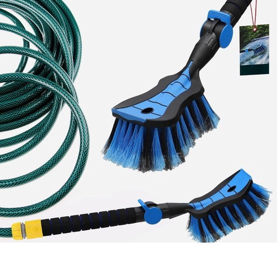 Kit di pulizia a microfibra - 8,5 x 43 x 7,5 CM - Con spruzzatore integrato - Blu