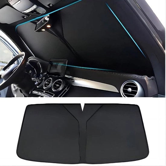 Zonneklep per Renault Clio V Life/Zen/Intens/RSLine 2019-2022 2023 2024, zonneklep per vetri anteriori UV-blocco zonatura accessori, nero