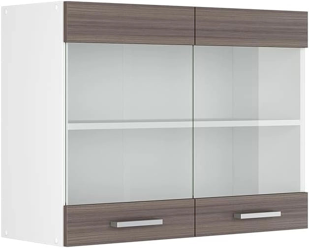 Frontale cucina R-Line, Grigio nobile, 79.2 x 59 cm frontale del mobile per pensile con vetro