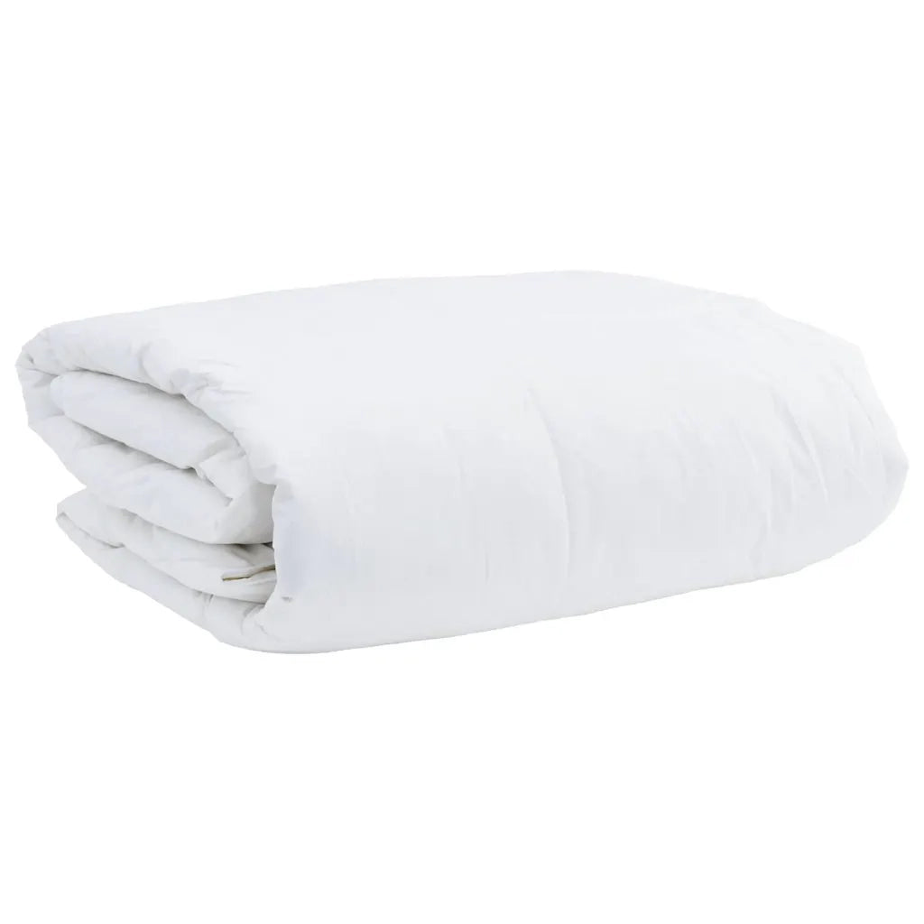 vidaXL Quilt e Piumini Bianco 155 x 220 cm Piume