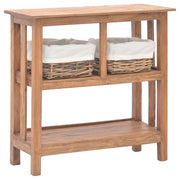 Consolle in Legno Massello Recuperato 69x28x70 cm cod mxl 18167
