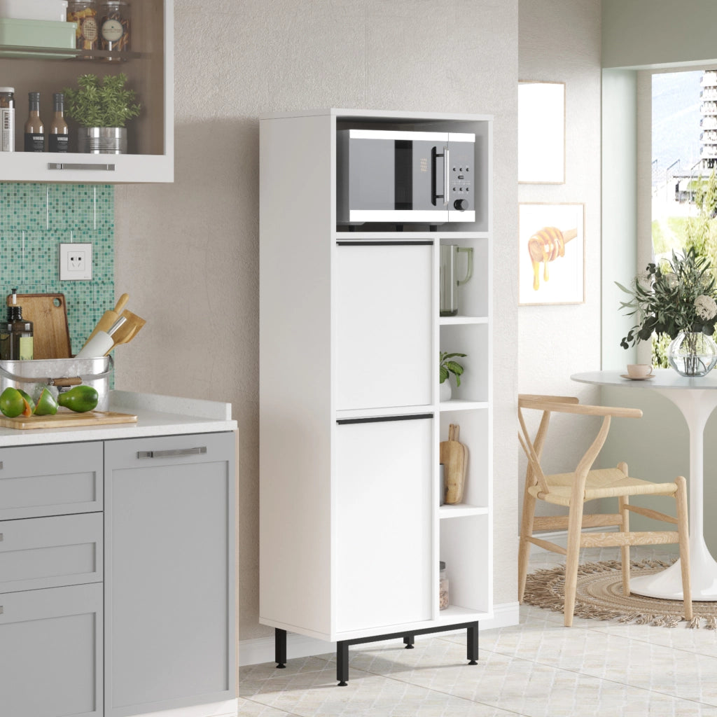 Armadio Vesanto Mobile Contenitore 162 x 60 x 36 cm - Bianco [en.casa]