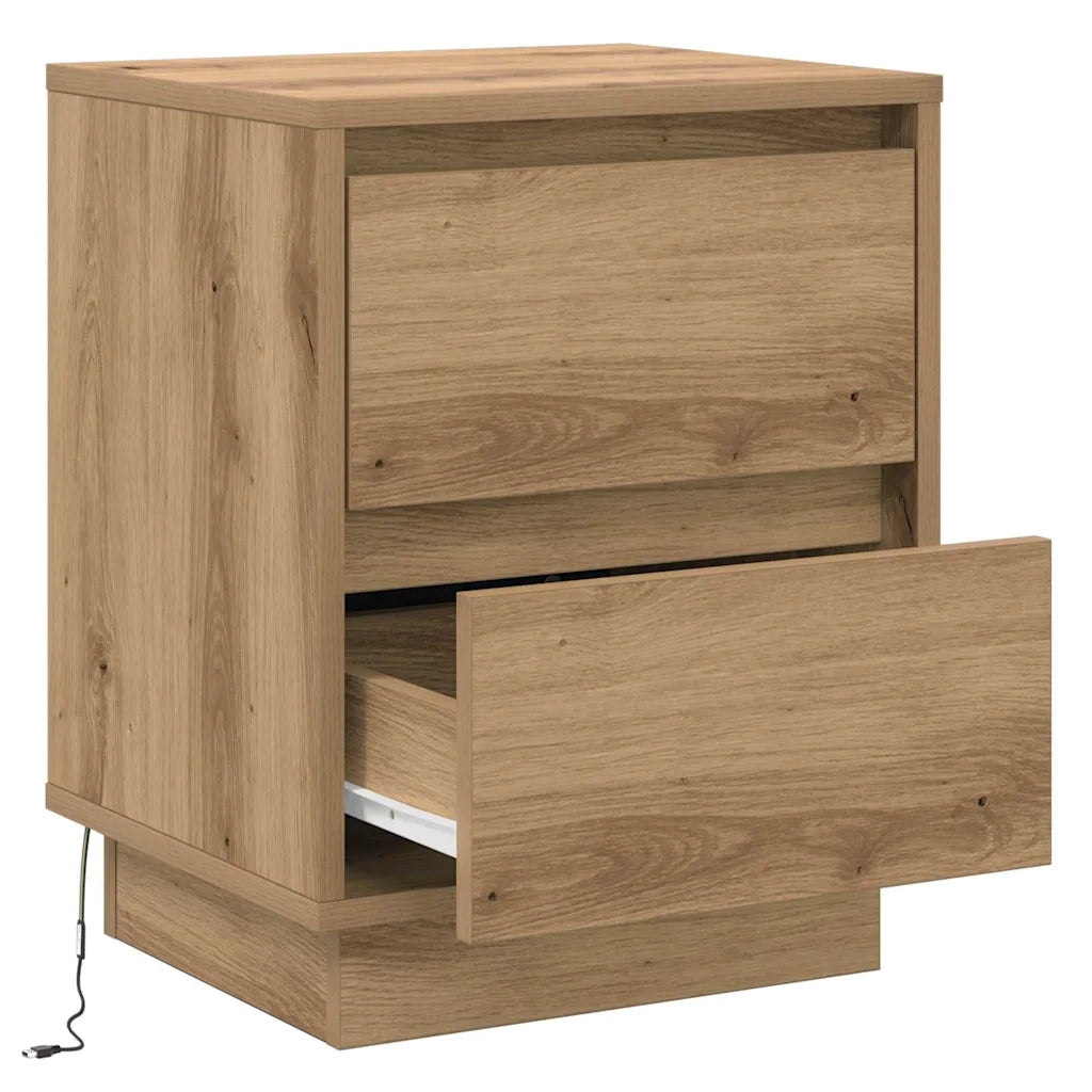 Armadio da Notte Rovere artigianale 39 x 34,5 x 50 cm 869624