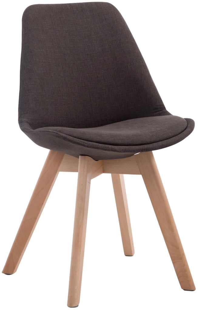 Sedia Borneo Tessuto V2 grigio scuro,natura