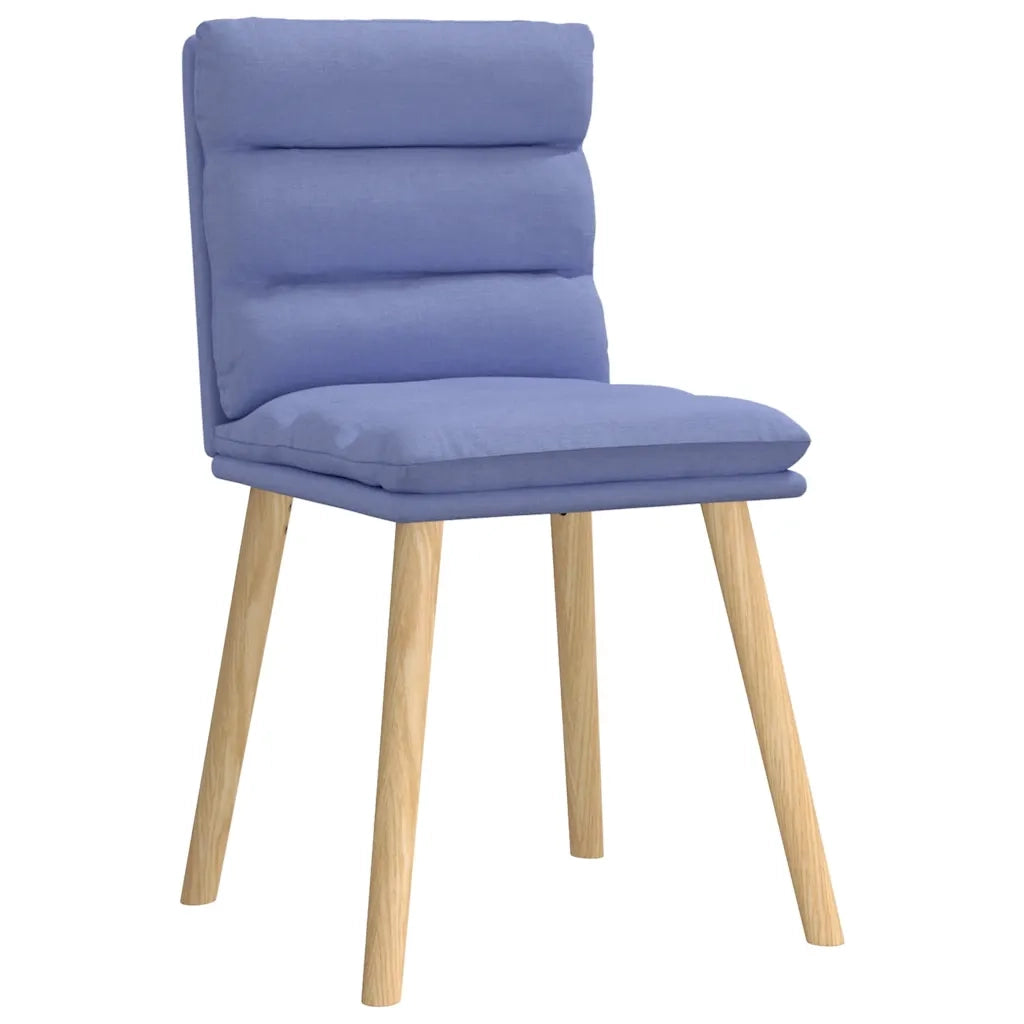 Sedie da Pranzo 4 pz Blu Jeans in Tessuto 3315403