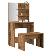 Set Tavolo da Toeletta Legno Antico in Legno Multistrato 3329189