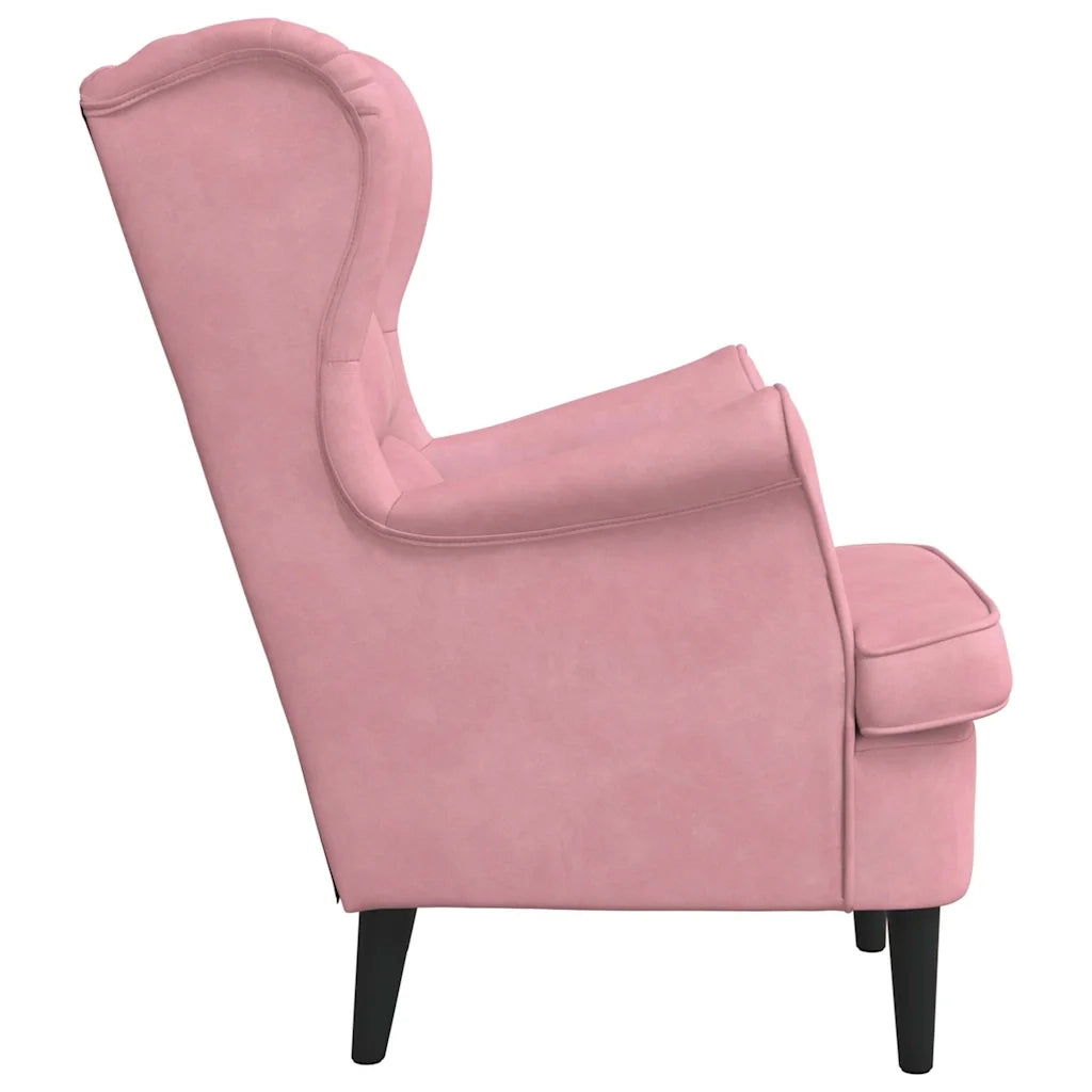 Divano Sedia-Poltrona Rosa in Velluto 921926