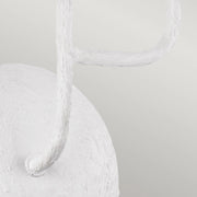 Applique Classica Annie Acciaio Bianco Gesso 3 Luci E14