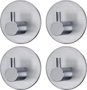 4 pezzi di asse da asciugamano (autoadesivi) in acciaio inossidabile argento - asciugamani - asse autoadesivo - supporto per asciugamani - asciugamani appesi - hanger per asciugamani - hanger per asciugamani per cucina o bagno (accessori)