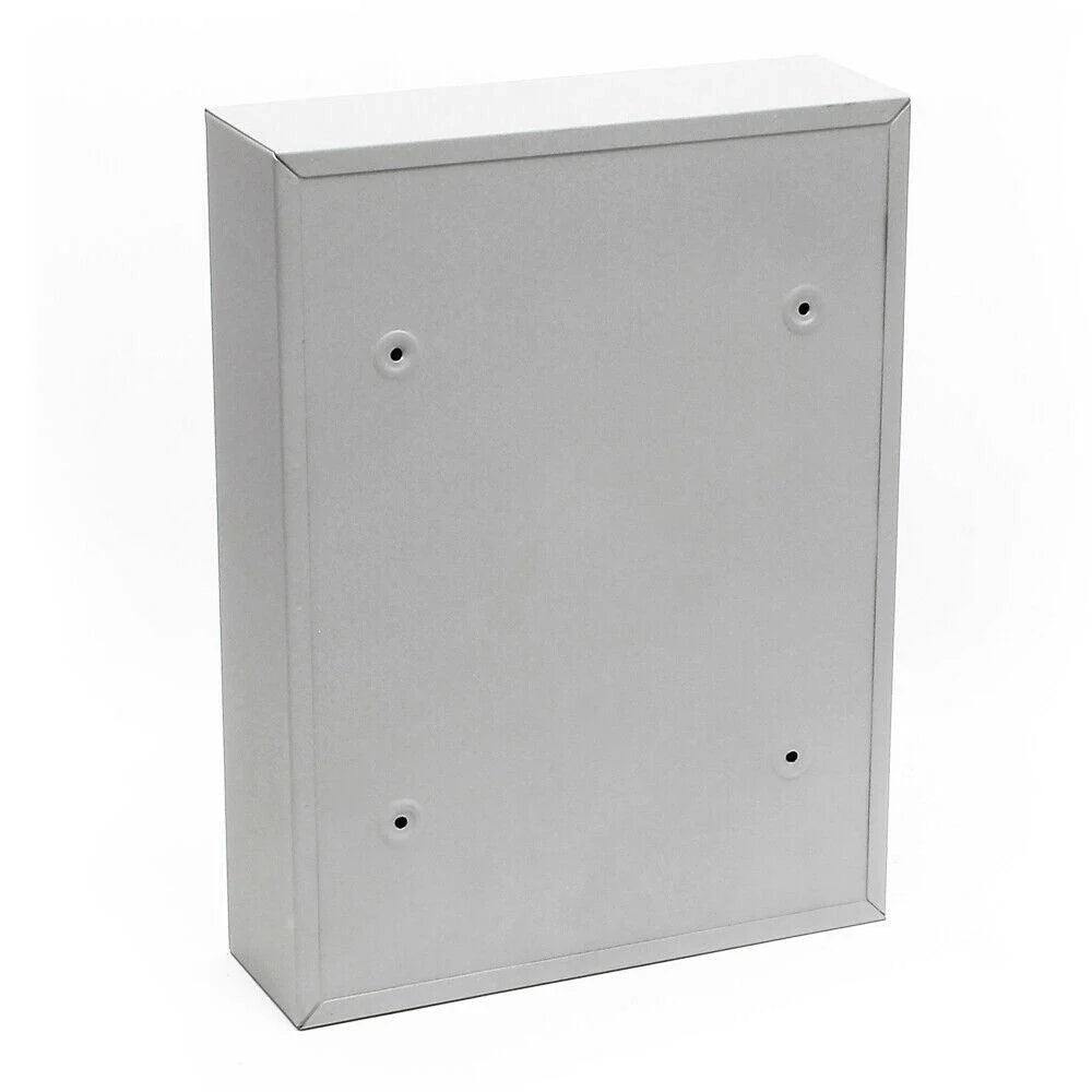 Cassetta postale da parete di design acciaio zincato 21,5 x 9 x 32 cm argento 16_0000072
