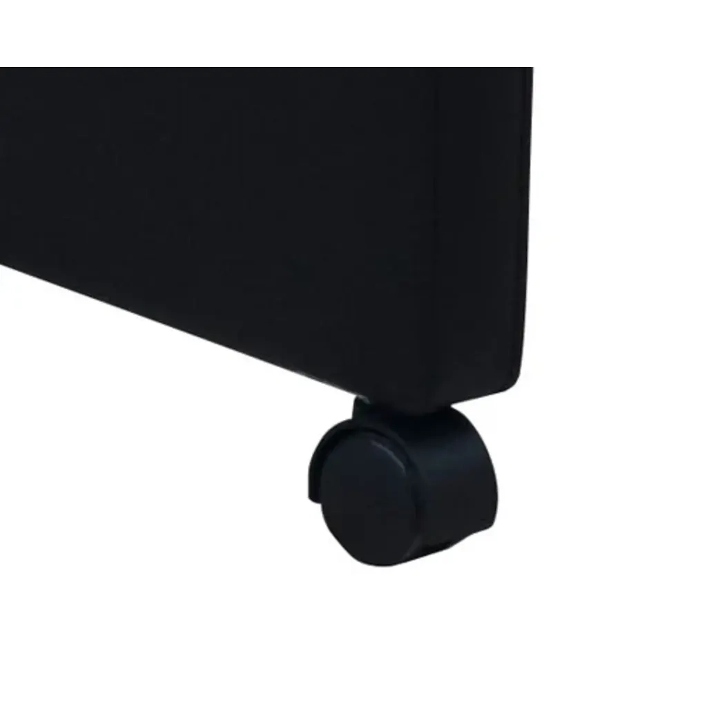 Sedie da Pranzo 2 pz Nere in Similpelle 60346
