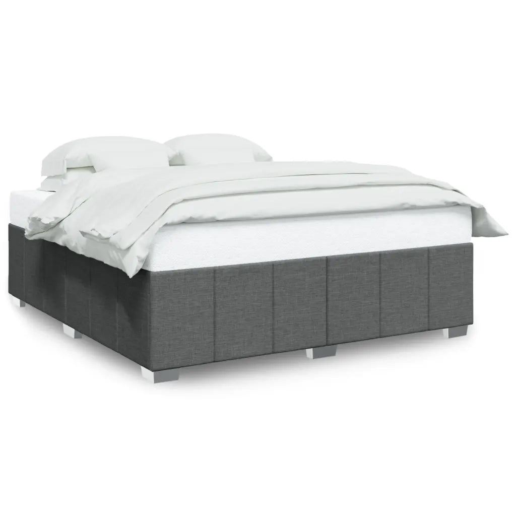 Giroletto senza Materasso Grigio Scuro 180x200 cm Tessuto 3284854