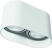 Faretto plafoniera Nowodvorski OVAL bianco alluminio 9241