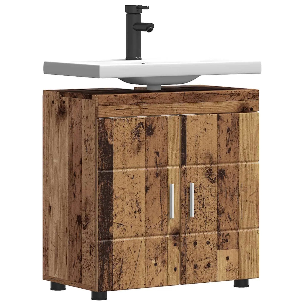 Set di Armadi da Bagno TULUM Legno vecchio 60 x 34 x 63 cm