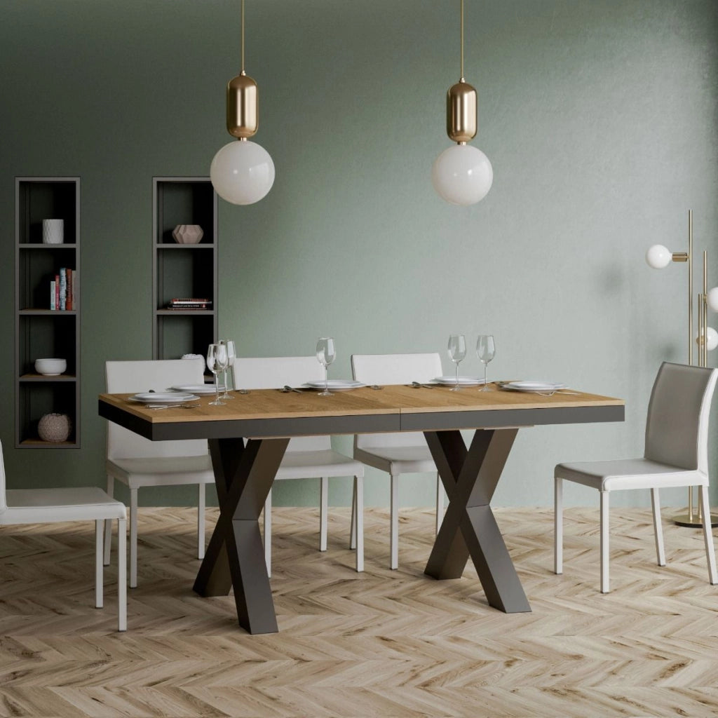 Tavolo Allungabile 180-284x90x80 cm Traffic Evolution Quercia Naturale