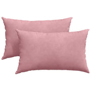 Cuscini da Divano 2 pz | Cuscini per sedie Rosa 50 x 30 cm Tessuto in Cords