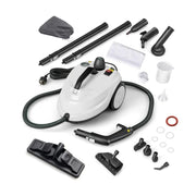 Scopa a vapore portatile 37 x 26 x 25 cm 2000 W pulizia rapida 15 accessori design in PP bianco 20_0012904