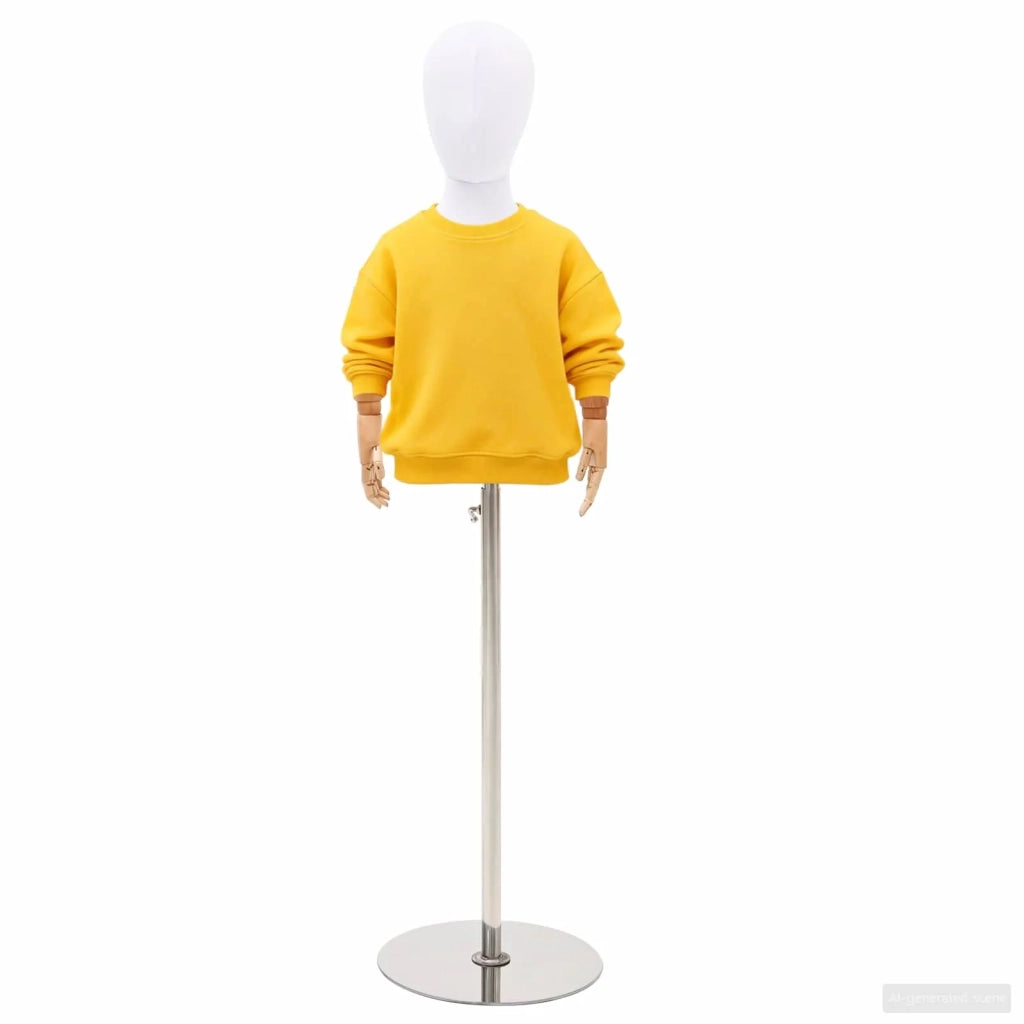 Manichino Regolabile 120-157 cm con Base Unisex PP Bianco 42041711