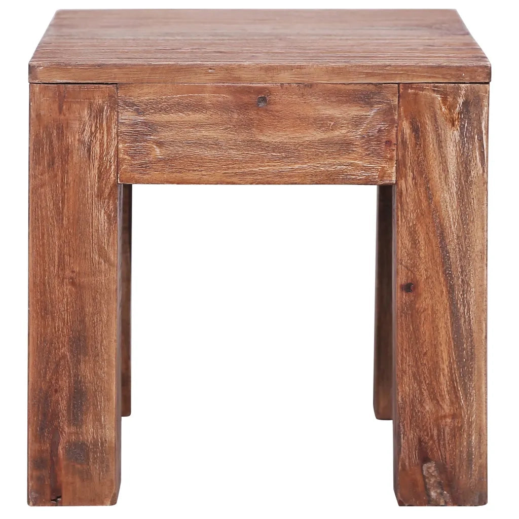 Tavolino da CaffÃ¨ 30x30x30 cm in Legno Massello di Recupero cod mxl 6515