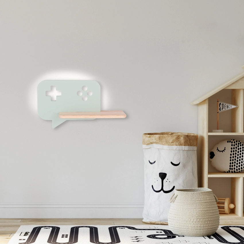 Applique Candellux Console verde legno LED 5W 4000K