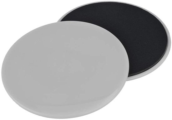 Core Slider 2 pezzi - Materiale ABS - Leggero - Adatto per allenamento domestico - Esercizio corpo completo - Dischi a rotolamento
