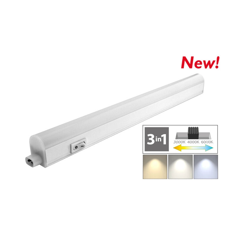 REGLETTE LED  30 CM  5W  850LM  3000-4000-6000 K