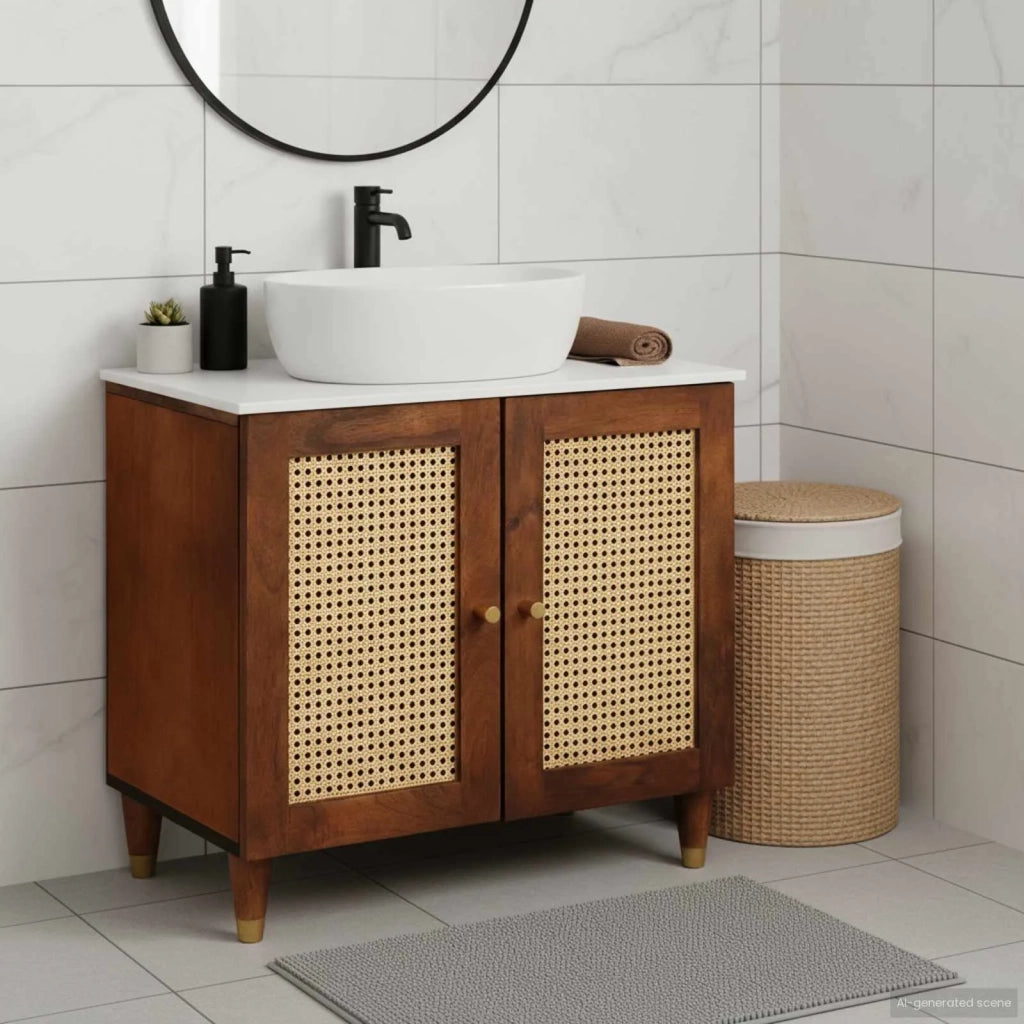 Armadio sottolavello Marrone 62 x 33 x 58 cm Legno multistrato 4018899