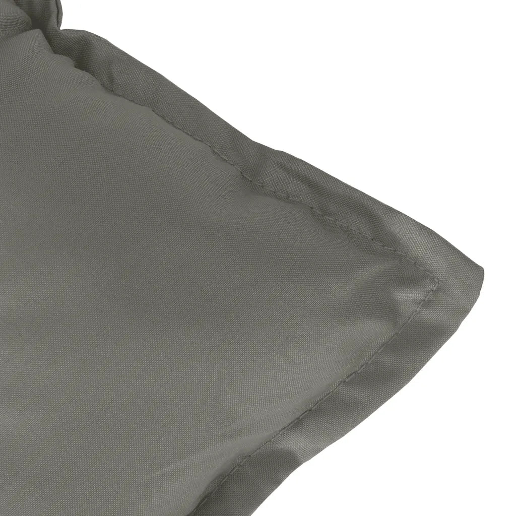 Cuscini Panca Giardino 2pz Grigio Scuro MÃ©lange 120x50x7 cm