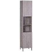 Colonna Bagno Rov. Imit. 2 Ante + 2 Nicchie ¨C zephmum ¨C Grigio 30x32x172 cm