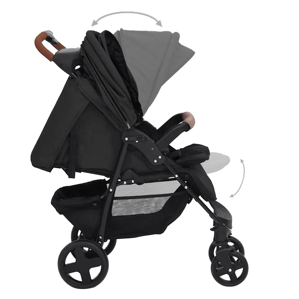 Passeggino 3 in 1 Antracite in Acciaio CFW5491155