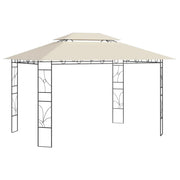 Gazebo 4x3x2,7 m Crema 160 g/mÂ²
