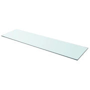 Mensole in Vetro Trasparente 2 pz 110x30 cm 3051591