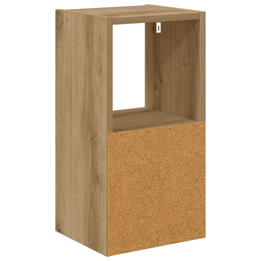 Comodino con cassetto Rovere artigianale 25,5 x 22 x 49,5 cm