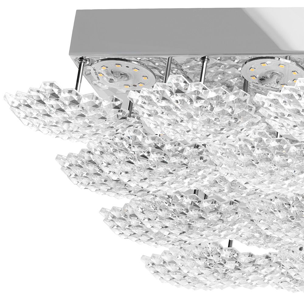 Lampada Da Soffitto Led Ms015-c Chrome
