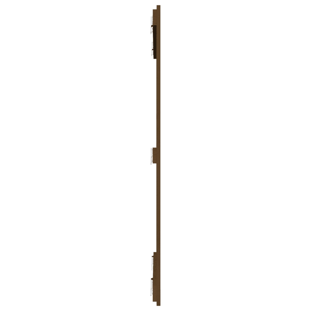 Testiera da Parete Ambra 95,5x3x110cm in Legno Massello di Pino