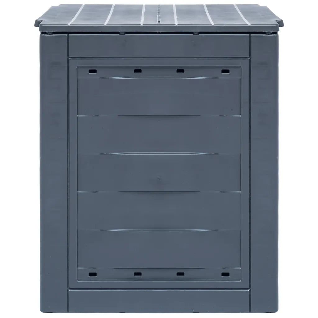 Compostiera da Giardino 60x60x73 cm 260 L Grigia CFW2638091
