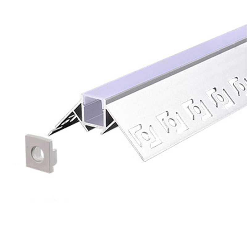 CANALINA PER STRIP LED '5165' 12x22 mm  - Barra 2 mt