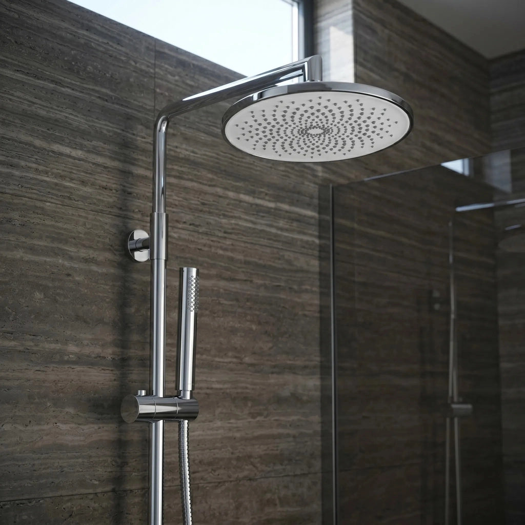 Soffione Doccia Rotondo Rea Js-021 Chrome