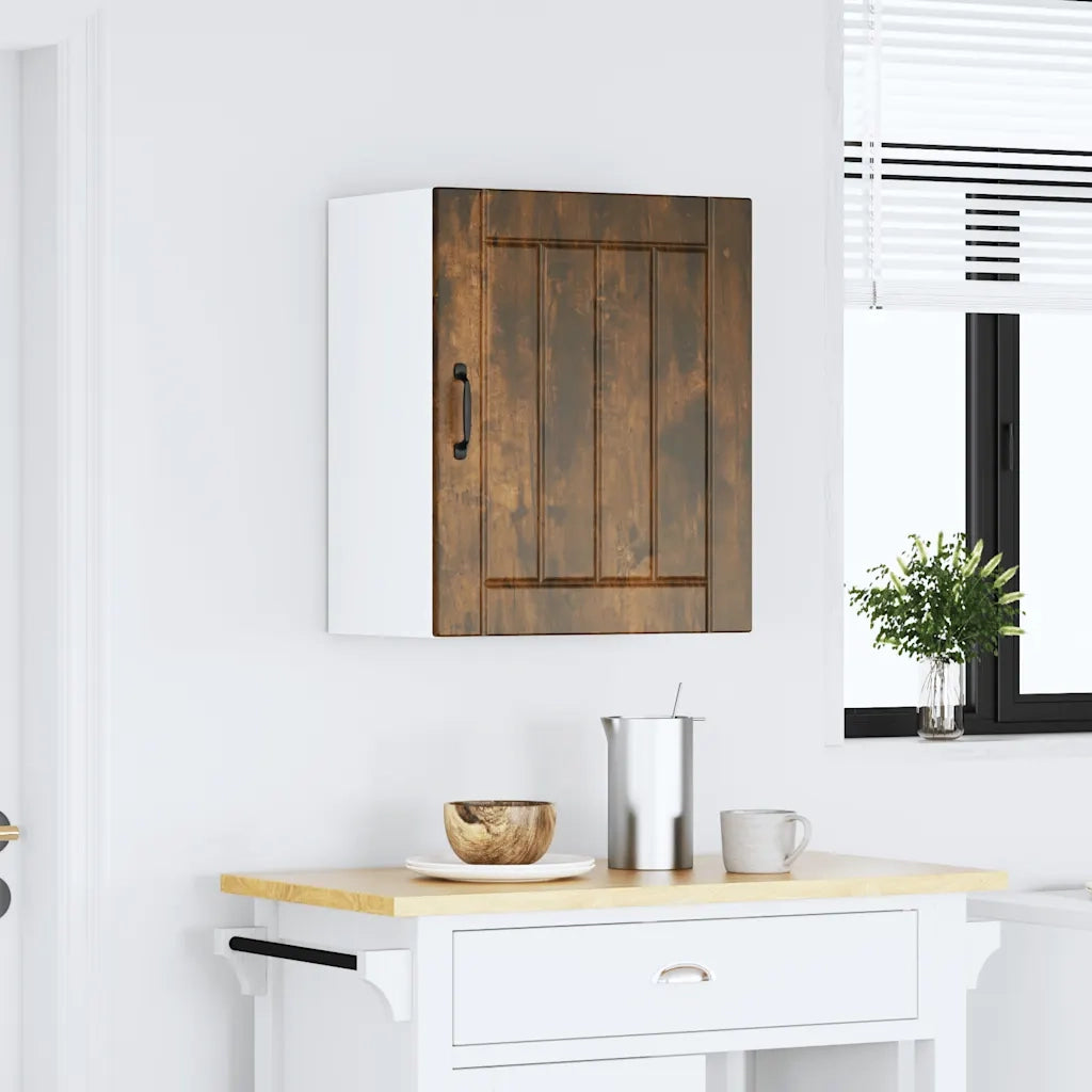 Pensile da Cucina Lucca Rovere Fumo in Legno Multistrato