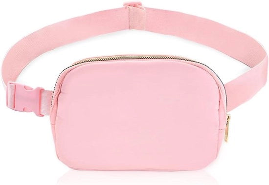 Sacchetto impermeabile per capelli in nylon con cinturino regolabile per donne e uomini - Rosa, 20 x 25 x 14 cm