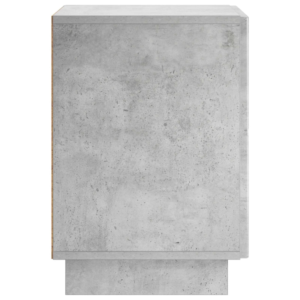 Armadio da Notte 2 pcs Grigio Cemento 33,5 x 34,5 x 50 cm 8011412