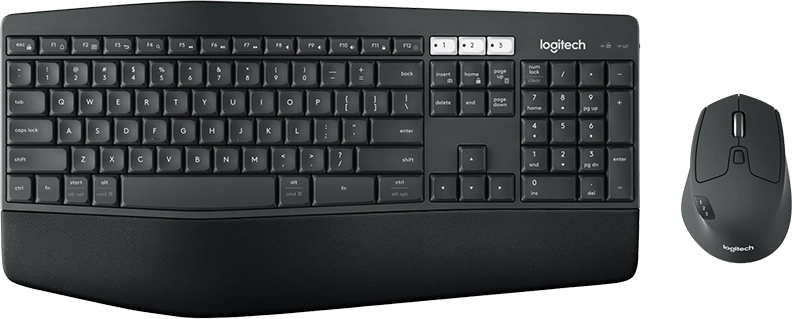 ORIGINAL Logitech Accessori per computer nero 920-008221 MK850 Performance - Tastatur und Maus Tastiera e mouse ad alte prestazioni Logitech MK850, Bluetooth, 2,4 GHz, tastierino numerico integrato, portata 10 m