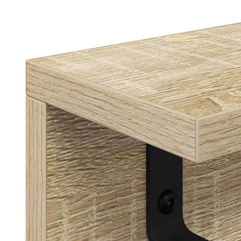 Appendiabiti a muro Rovere Sonoma 60 x 10,5 x 10,5 cm 874357