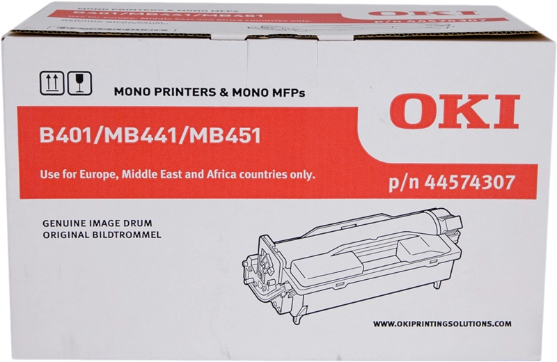 ORIGINAL OKI Tamburo nero 44574307 B401 ~25000 Seiten